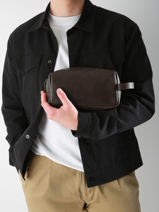 Trousse De Toilette Flandres Cuir Etrier Marron flandres EFLA920M-vue-porte