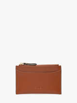 Card Holder Altair Leather Etrier Brown altair EALA094M