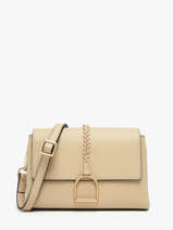 Shoulder Bag S Torsade Leather Etrier Beige torsade ETOS169S