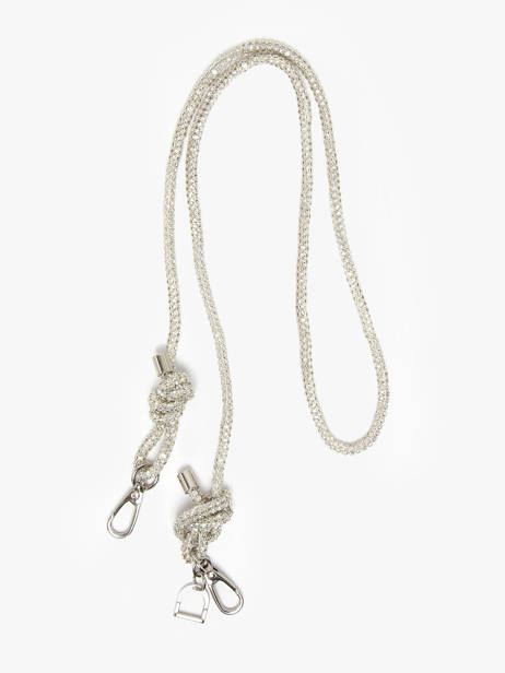 Bandoulière Amovible Strass Etrier Argent accessoires EACC413L