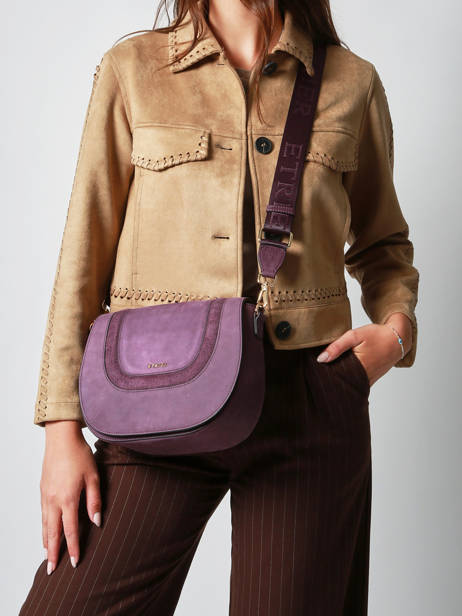 Crossbody Bag M Lasso Leather Etrier Violet lasso ELAS152M other view 1
